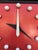 Orange Frederic Weinberg Grandfather Clock /Display Stand For Sale - Image 8 of 8