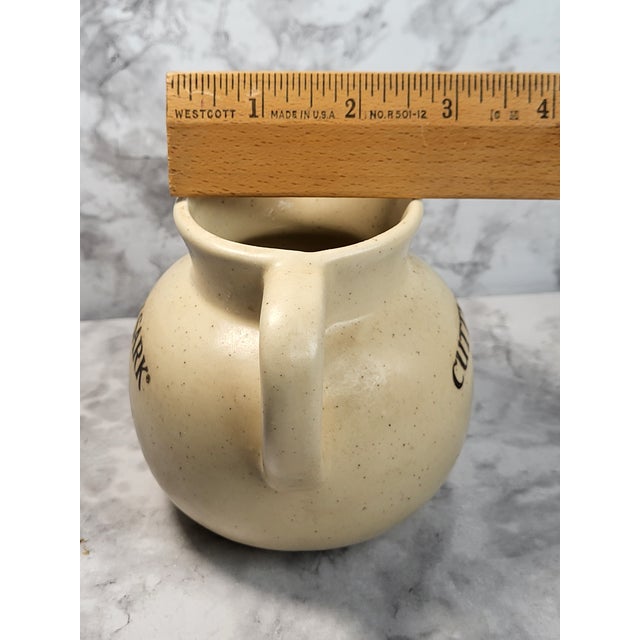 1970s Cutty Sark Scottish Transferware Squat Pitcher For Sale - Image 9 of 11