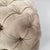 1990s Italian Modern Squared Pouf in Beige Suede with Buttons, 1990s For Sale - Image 5 of 13