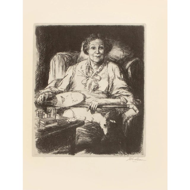 American 1939 After John Sloan "Mother", First Edition Period Offset Lithograph For Sale - Image 3 of 10