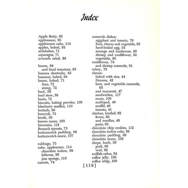 Paper "Cooking for One" 1949 Parker, Elinor For Sale - Image 7 of 9