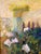 Perhaps one of the finest works of her sadly short career is this oil on canvas entitled "Garden Gate" by Ann Toulmin...