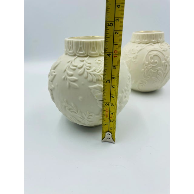 Vintage Lenox Ornamental Glow Votive Holders - Set of 2 For Sale - Image 9 of 12