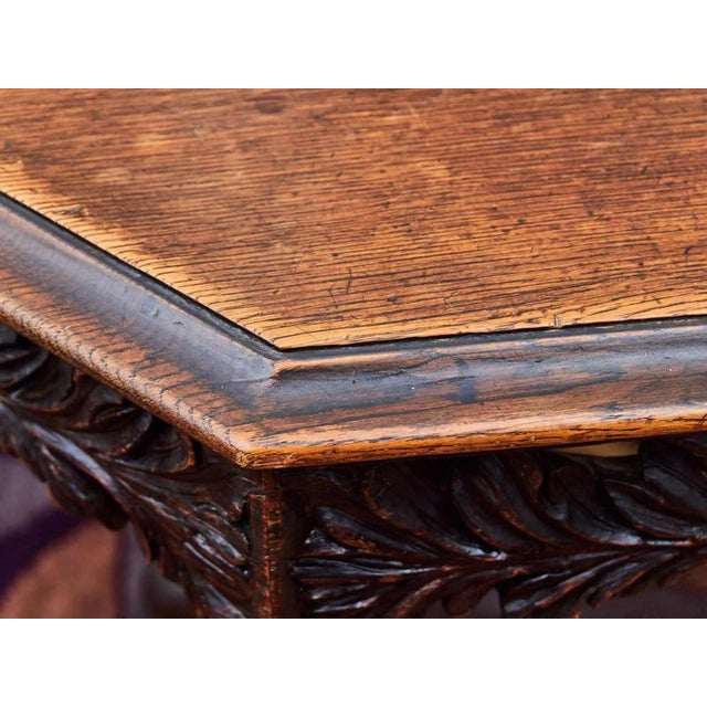 Neo-Renaissance Dining Table with Eagles For Sale - Image 9 of 10
