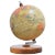 Mid-Century Small Globe With Wooden Base by Paul Rath, 1950s For Sale