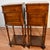 1890 Antique French Louis XV Walnut & Marble Top Nightstands / Bedside Tables For Sale - Image 12 of 12