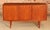 Danish Mid Century teak sideboard by Axel Christensen for Aco Mobler, circa 1960s. Three sliding doors, one felt lined...