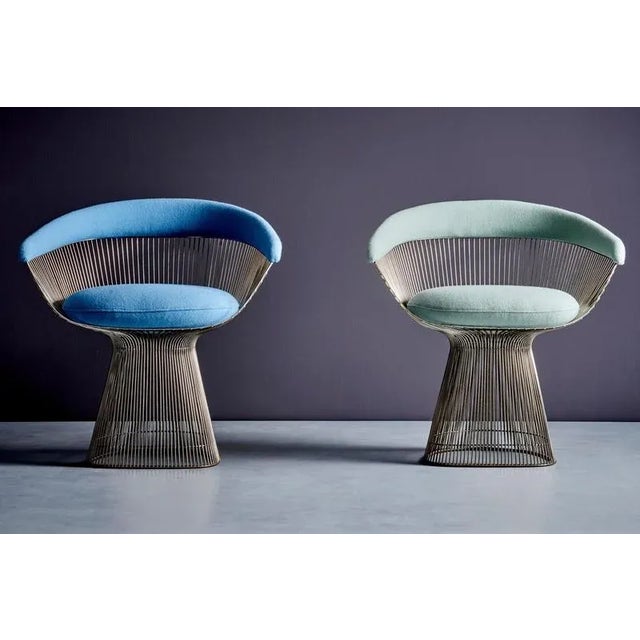 Warren Platner Wire Chairs by Warren Platner for Knoll, 1960s, Set of 2 For Sale - Image 4 of 7