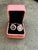 Late 20th Century Rare Gold Plated & Onyx Vintage Art Deco Christian Dior Cufflinks In Lux Case For Sale - Image 5 of 9
