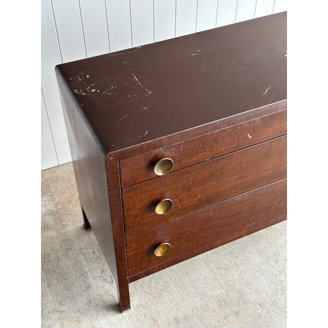1930s Vintage Norman Bel Geddes Steel Chests of Drawers, Pair For Sale - Image 14 of 18