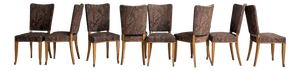 Mid-Century Modern Italian Chairs by Pier Luigi Colli for Colli, 1950s, Set of 8