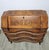 Wood Italian Bombe Walnut Marquetry Secretary Desk, Circa 1950s For Sale - Image 7 of 18