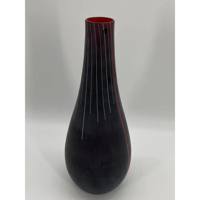 Postmodern Italian Algoritmi Vase in Murano Glass by Francesco Lucchese for Salviati, 2005 For Sale - Image 3 of 11