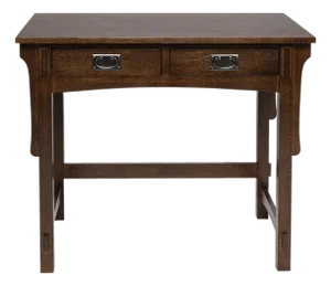 Mission Quarter Sawn Oak Writing Desk - Walnut