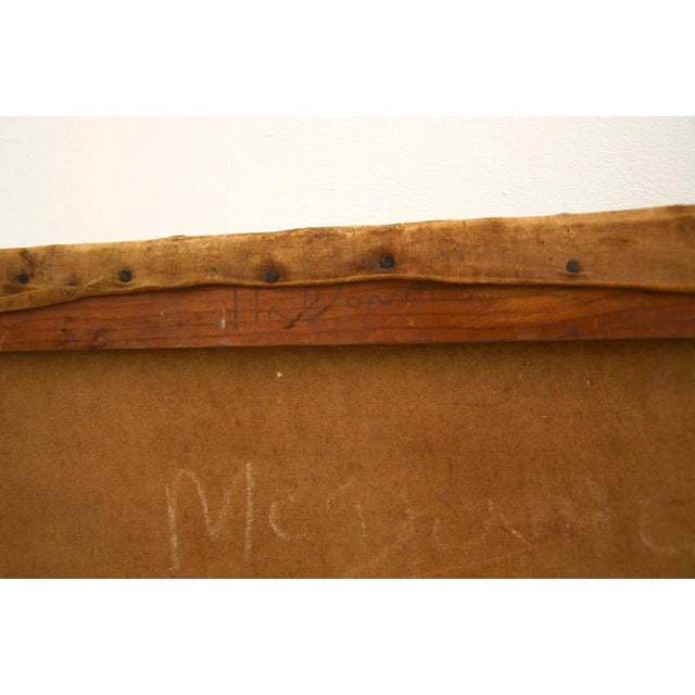 A. McDonald, Figures, 1931, Oil on Canvas For Sale - Image 10 of 11