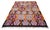 1960s Vibrant Turkish Kilim Rug, 1966 Dated Vintage Tribal Rug, Pink and Orange Geometric Flatweave 6x8 Ft Approx For Sale - Image 5 of 18