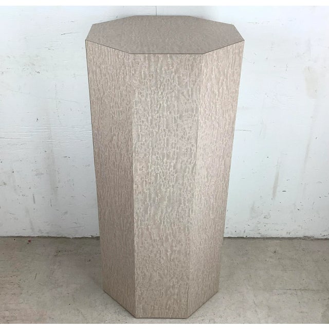Tall Vintage Modern Display Pedestal For Sale - Image 11 of 13