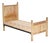Arts & Crafts Limed Oak Cotswold Single Bed from Tudor Furniture, 1930s For Sale