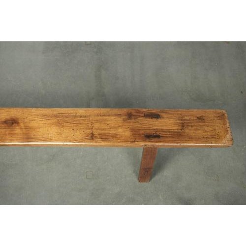 Brown French Brocante Hall Bench For Sale - Image 8 of 16