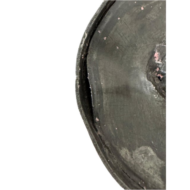 Late 19th Century Pair of Monumental Pewter Candlesticks With Eye of Providence Motif, 26” For Sale - Image 10 of 12