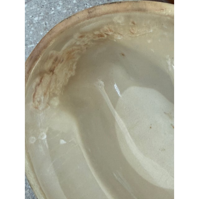 Portuguese Pottery Majolica Pig Pâté Tureen, Casserole in the Style of Secla- Circa 1950 For Sale - Image 11 of 12