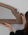 French 19th Century France Louis XVI Amber Wood Mirror For Sale - Image 3 of 6