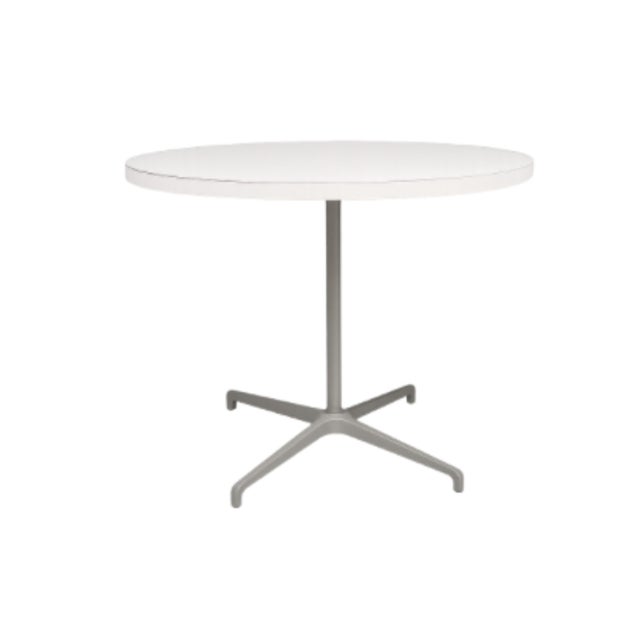 Mid-Century Modern 1950s White Retro Kitchen Table and Four (4) Chairs - Set of 5 For Sale - Image 3 of 16