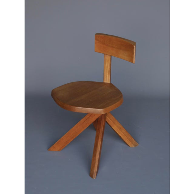 S34 Elm Chair by Pierre Chapo, 1980s For Sale - Image 6 of 13