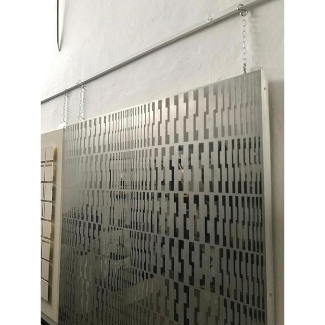 Estuardo Maldonado, Mid-Century Modern Abstract Wall Panel, 1970, Stainless Steel For Sale - Image 13 of 18