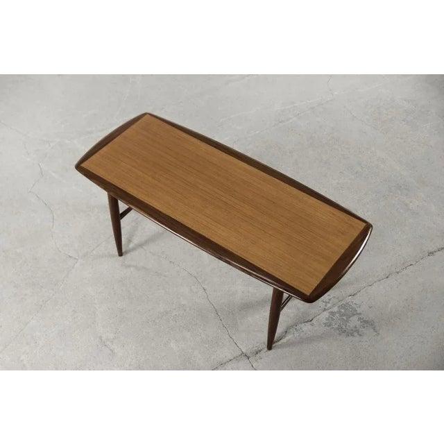 1950s Mid-Century Modern Swedish Coffee Table in Teak from HMB Möbler Rörvik, 1950s For Sale - Image 5 of 9