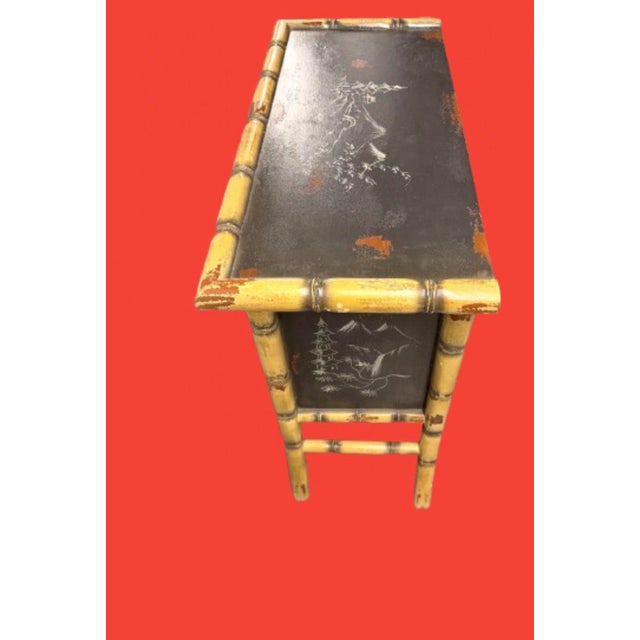 Mid 20th Century Chinoiserie Style Accent Cabinet/Commode For Sale In Miami - Image 6 of 11