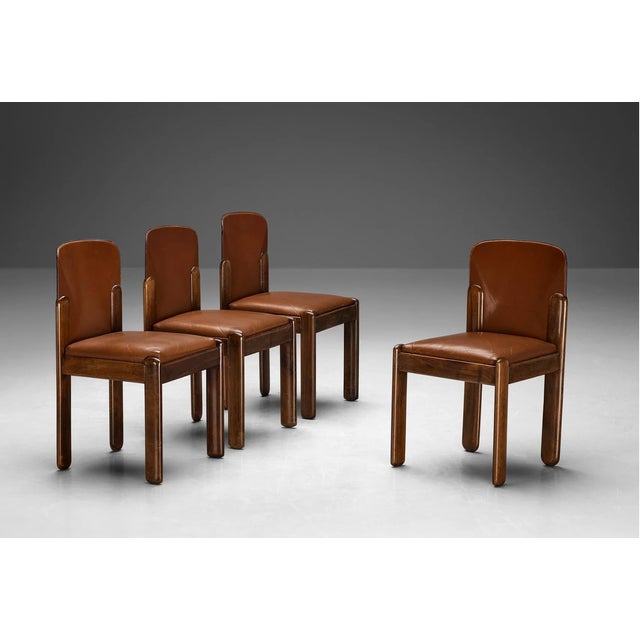 Sapporo Chairs by Giovanni Offredi for Saporiti, 1970s, Set of 4 For Sale - Image 10 of 10