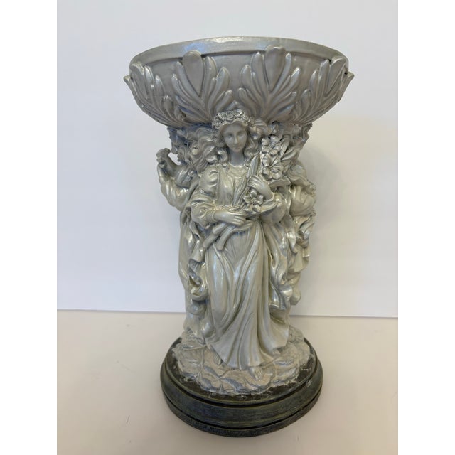 Vintage Three Graces Vessel or Vase For Sale - Image 4 of 4