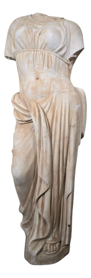 Classical Greek Toga Figure, Early 20th Century, Marble