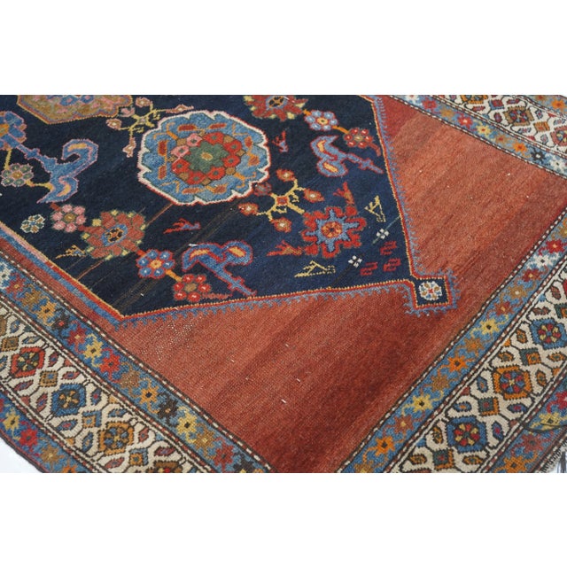 Antique Hamedan Rug 4'1'' x 5'7'' For Sale In New York - Image 6 of 11