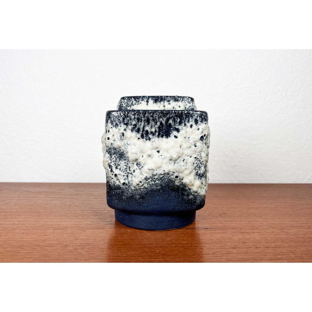 Mid-Century Modern West German Pottery WGP Fat Lava Vase from Dümler & Breiden, 1960s For Sale - Image 10 of 18