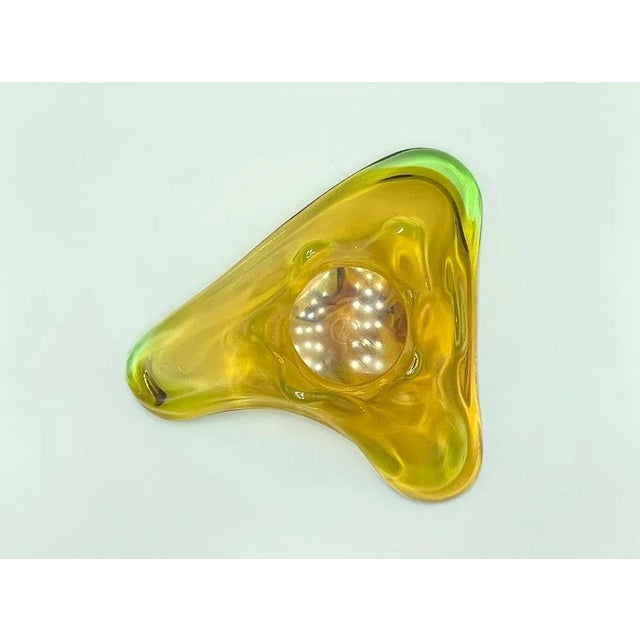 Glass Art Glass Bowl attributed to Frantisek Zemek for Sklana Mstisov, 1960s For Sale - Image 7 of 10