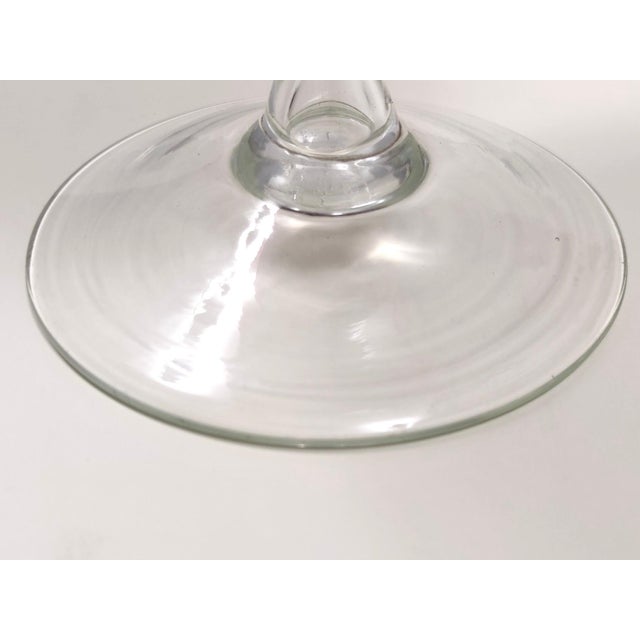 Red Large Vintage Crimson Hand-Blown Glass Vase, 1960s For Sale - Image 8 of 10