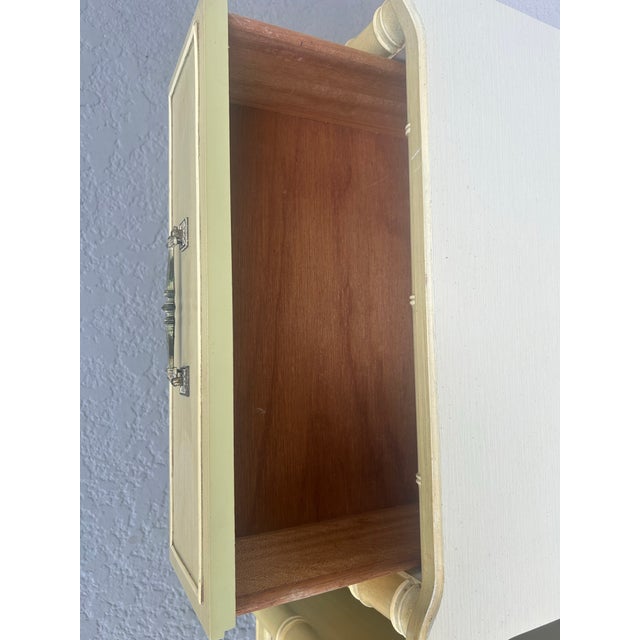 Green Vintage Henry Link Bali Hai Nightstands Set of 2 Original Finish For Sale - Image 8 of 11