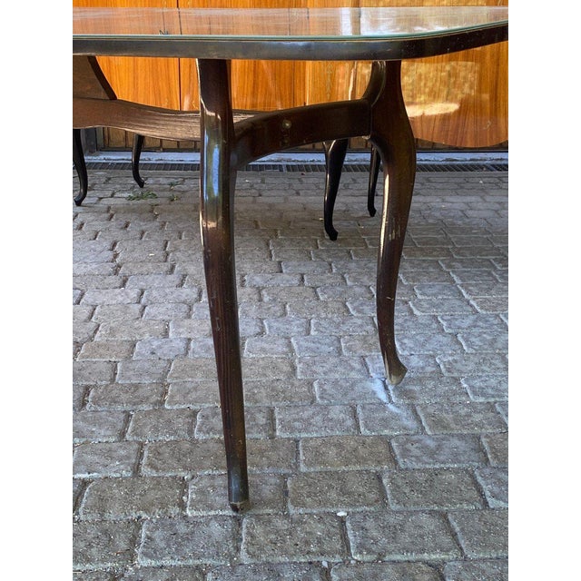 Vintage Italian Dining Room Set, 1960s, Set of 8 For Sale - Image 6 of 13