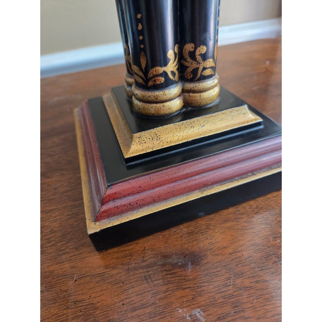 Hollywood Regency Faux Bamboo by Oriental Accents Lamp For Sale - Image 11 of 16