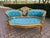 1970 French Louis XVI Gold Beech Velvet Settee - 1 Pc For Sale - Image 15 of 15