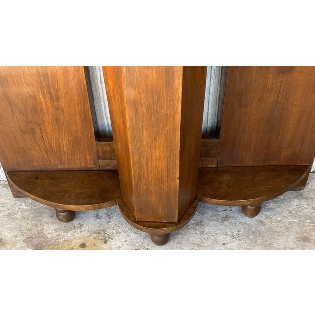 Mid 20th Century Art Decò Coat Rack Floor Stand with Umbrella Holder and Mirror For Sale - Image 10 of 18