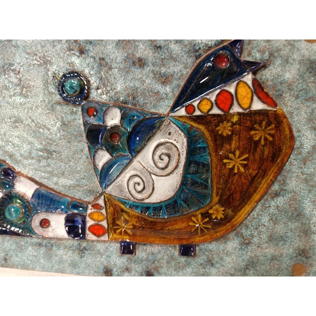 Vintage Ceramic Panel by Roland Zobel, 1960s For Sale - Image 4 of 13