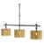 Gold Juliette Hanging Lamp in Brass with Steel and Aluminium by Studio Marine Breynaert For Sale - Image 8 of 8