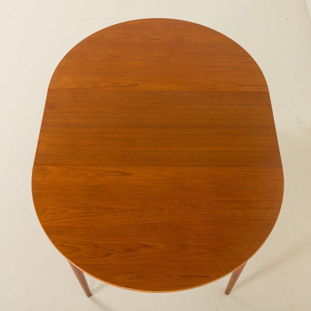 Danish Teak Extendable Table with Leaves, 1960s For Sale - Image 10 of 15