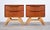 Teak Bedside Tables with Oak Frame, Denmark, 1960s, Set of 2 For Sale - Image 6 of 13
