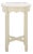 Seraphina Round Accent Table in Sand For Sale