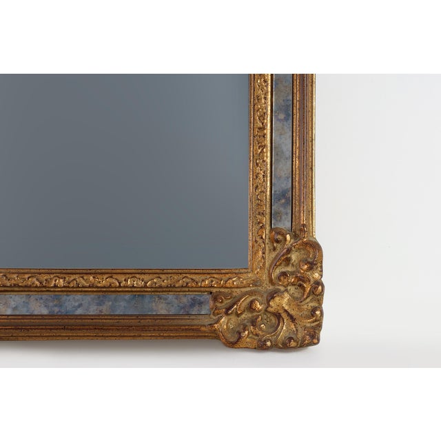 Baroque 20th Century Baroque Revival Mirror in Gilded Resin from Deknudt, Belgium, 1950s For Sale - Image 3 of 13