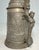 Figurative Antique Ornate 1900 Figural German Pewter Lidded Engraved Relief Beer Stein Mug For Sale - Image 3 of 15
